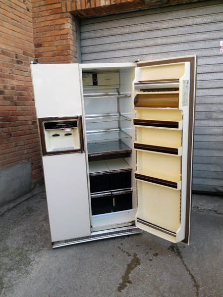 nevera 2puertas general electric americana metal plastico cristal 171x91x73 1u